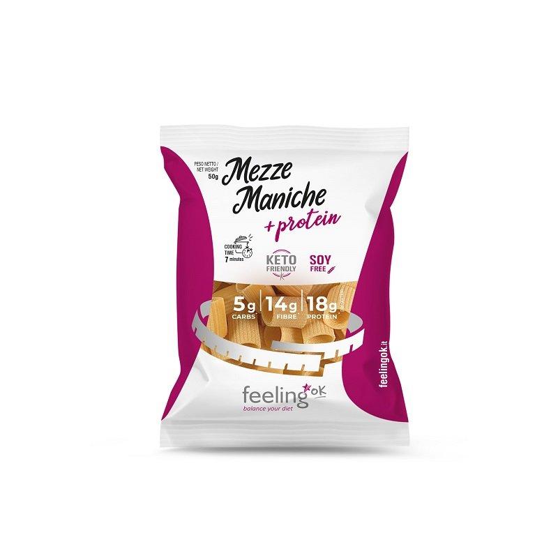 Feeling OK - Protein Nudeln Mezze Maniche + Protein 50g Beutel