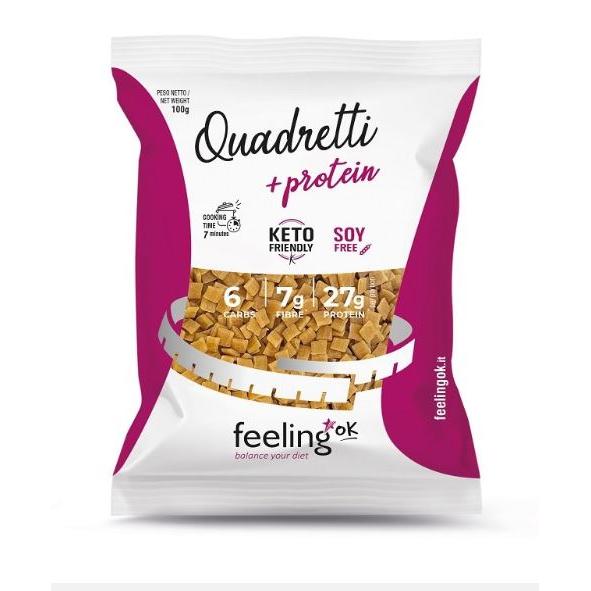 Feeling OK - Quadretti + Protein 100g Beutel