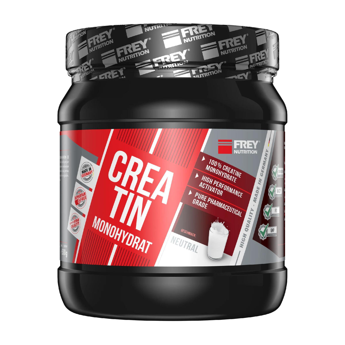 Frey Nutrition - Creatin Monohydrate Creapure 500g Dose