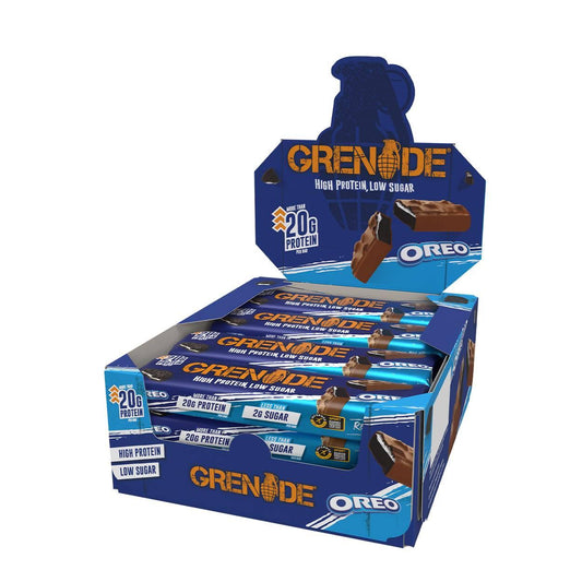 Grenade - Protein Bar 12 x 60g Riegel Oreo MHD 30.07.2026