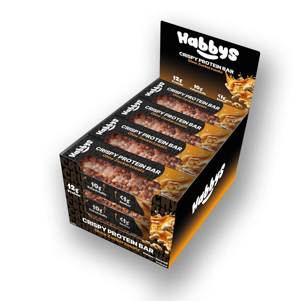 Habbys - Crispy Protein Bar 12 x 40g Riegel