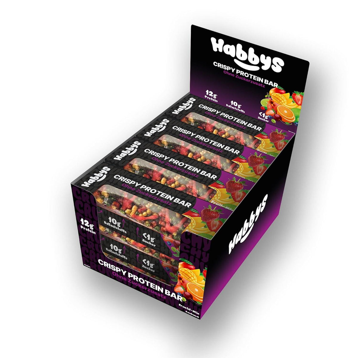 Habbys - Crispy Protein Bar 12 x 40g Riegel