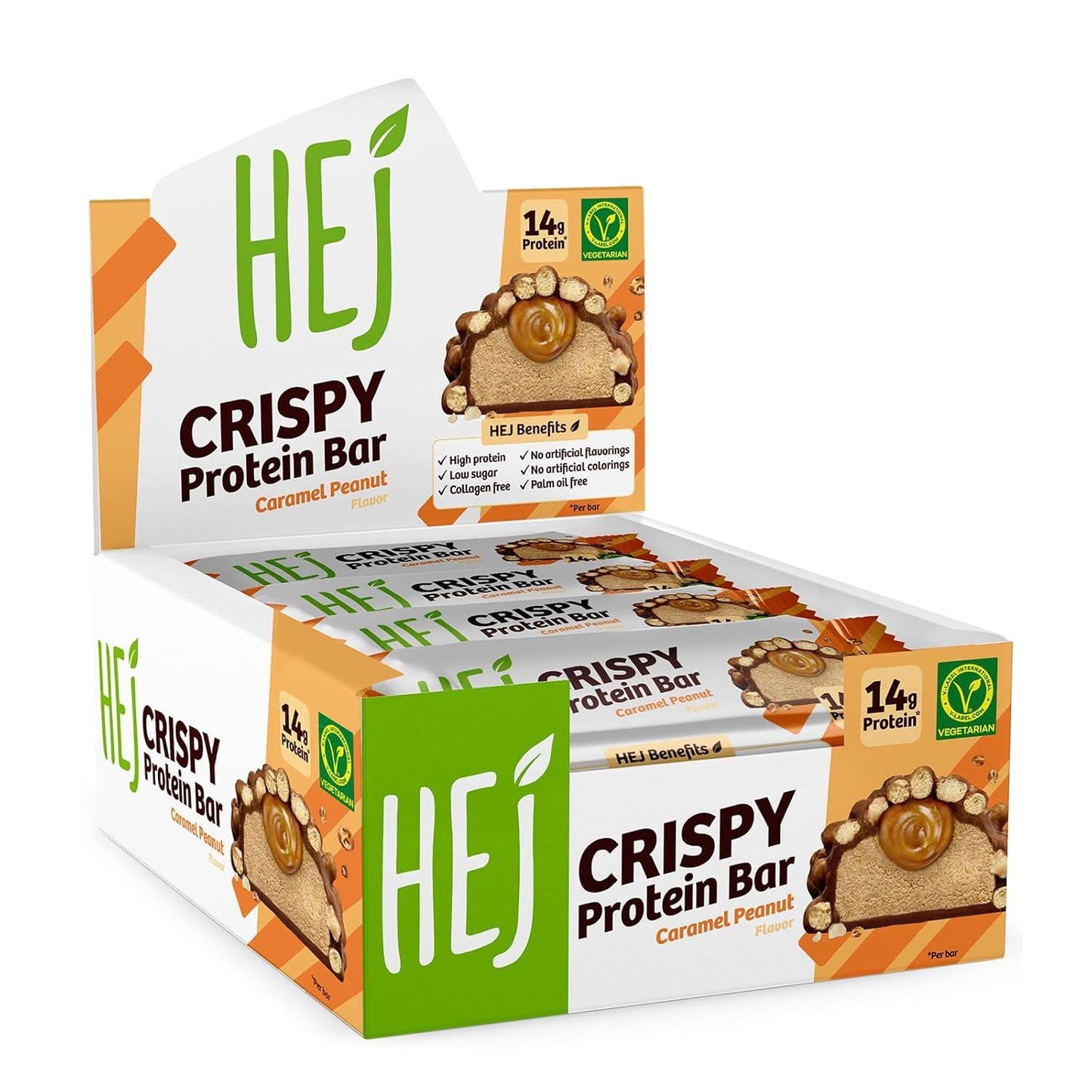 Hej - Crispy Protein Bar 12 x 45g Riegel
