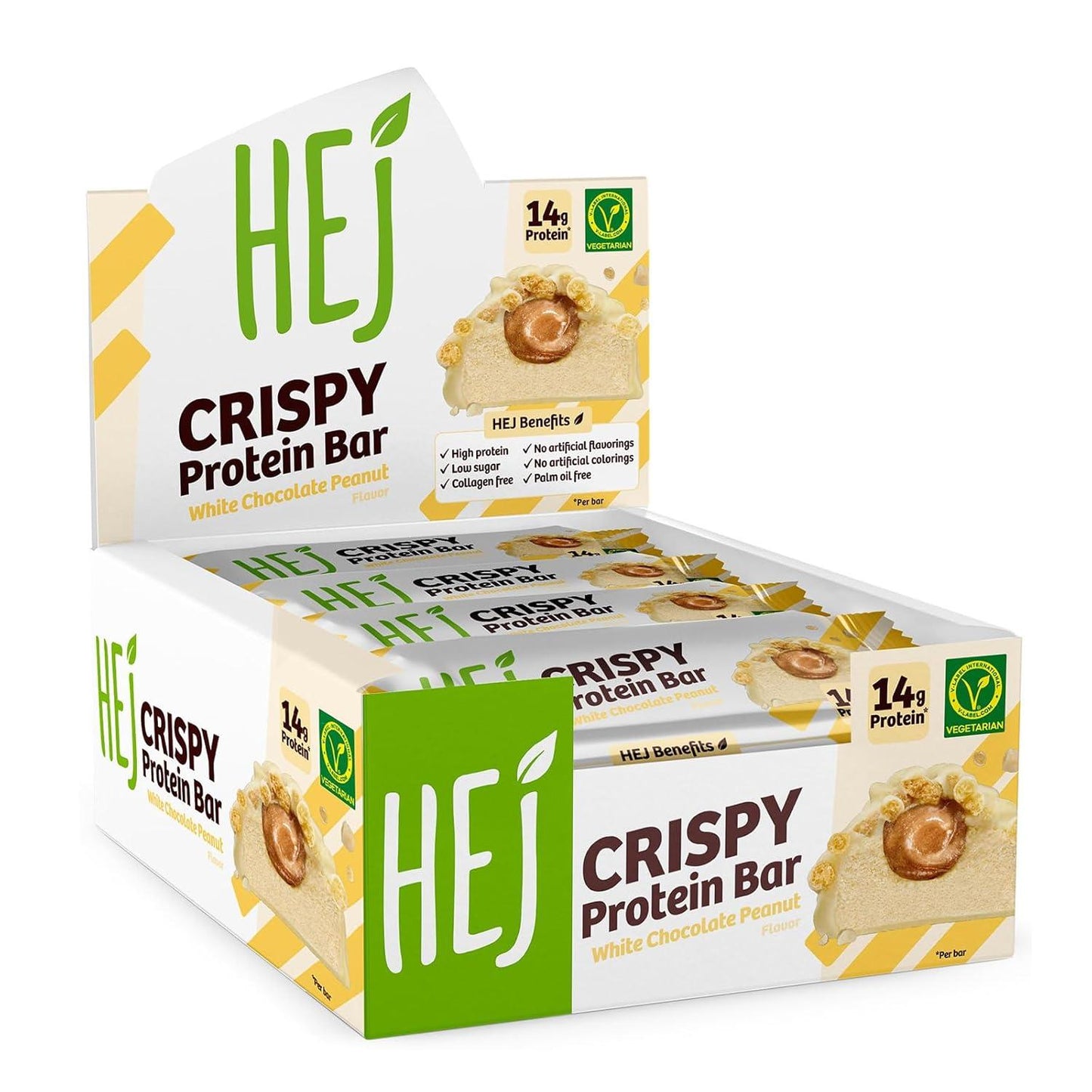 Hej - Crispy Protein Bar 12 x 45g Riegel