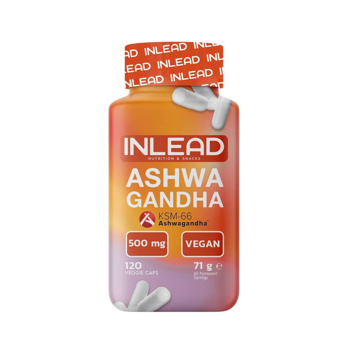 Inlead - Ashwagandha 120 Kapseln Dose