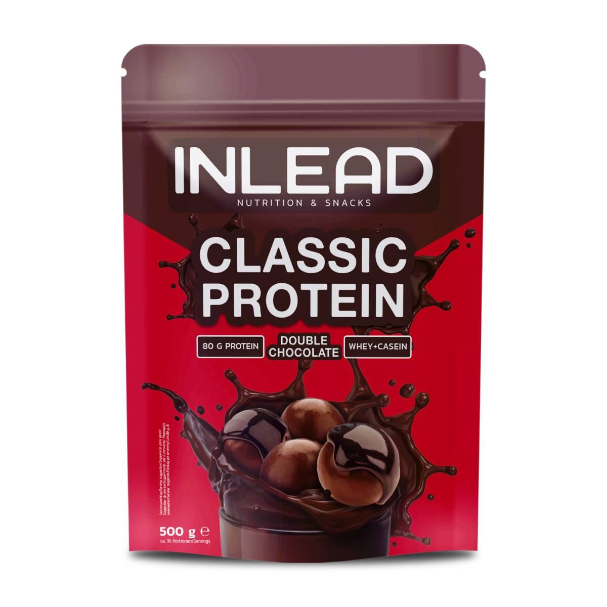 Inlead - Classic Protein 500g Beutel Double Chocolate MHD 30.11.2025