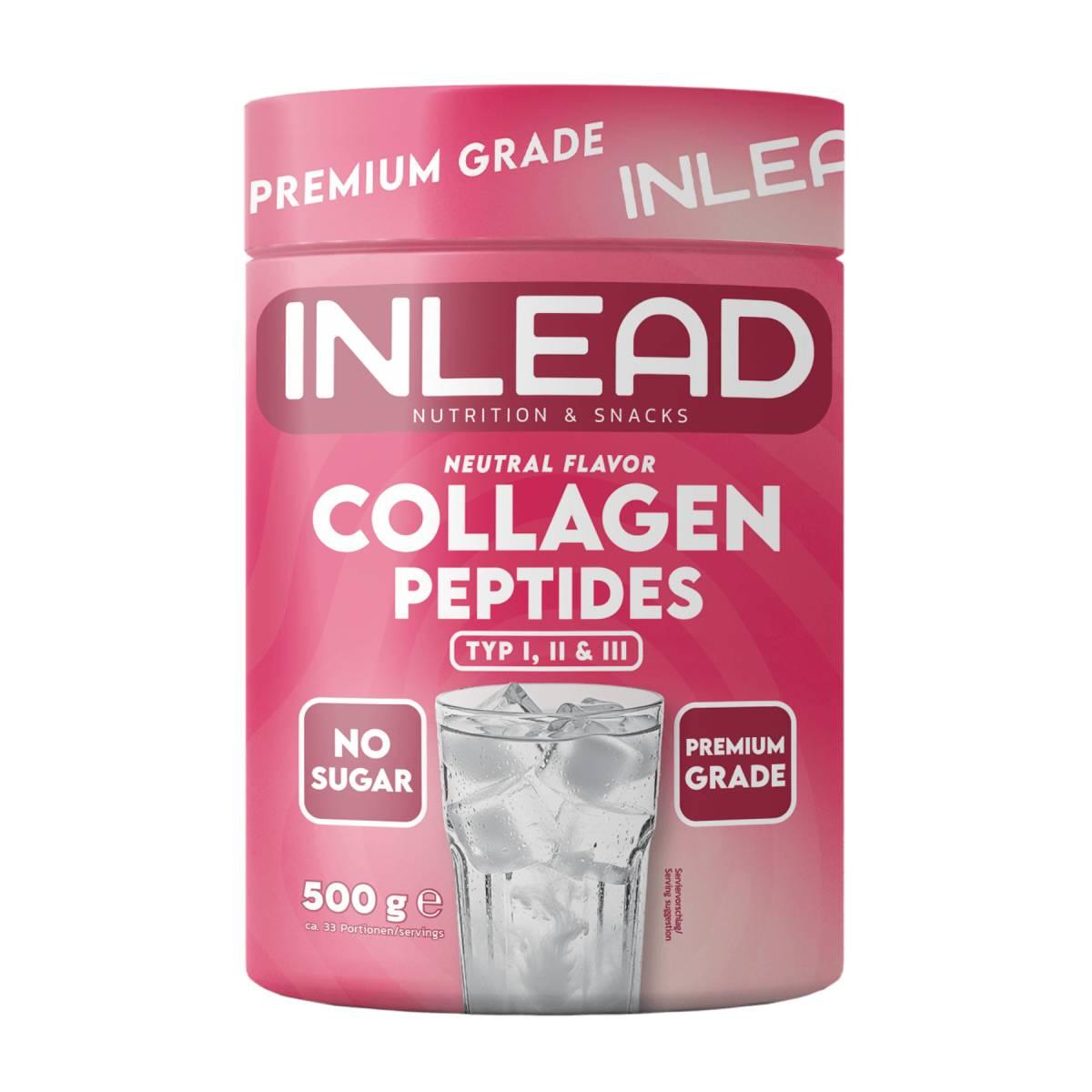Inlead - Collagen Peptides Typ I, II und III 500g Dose
