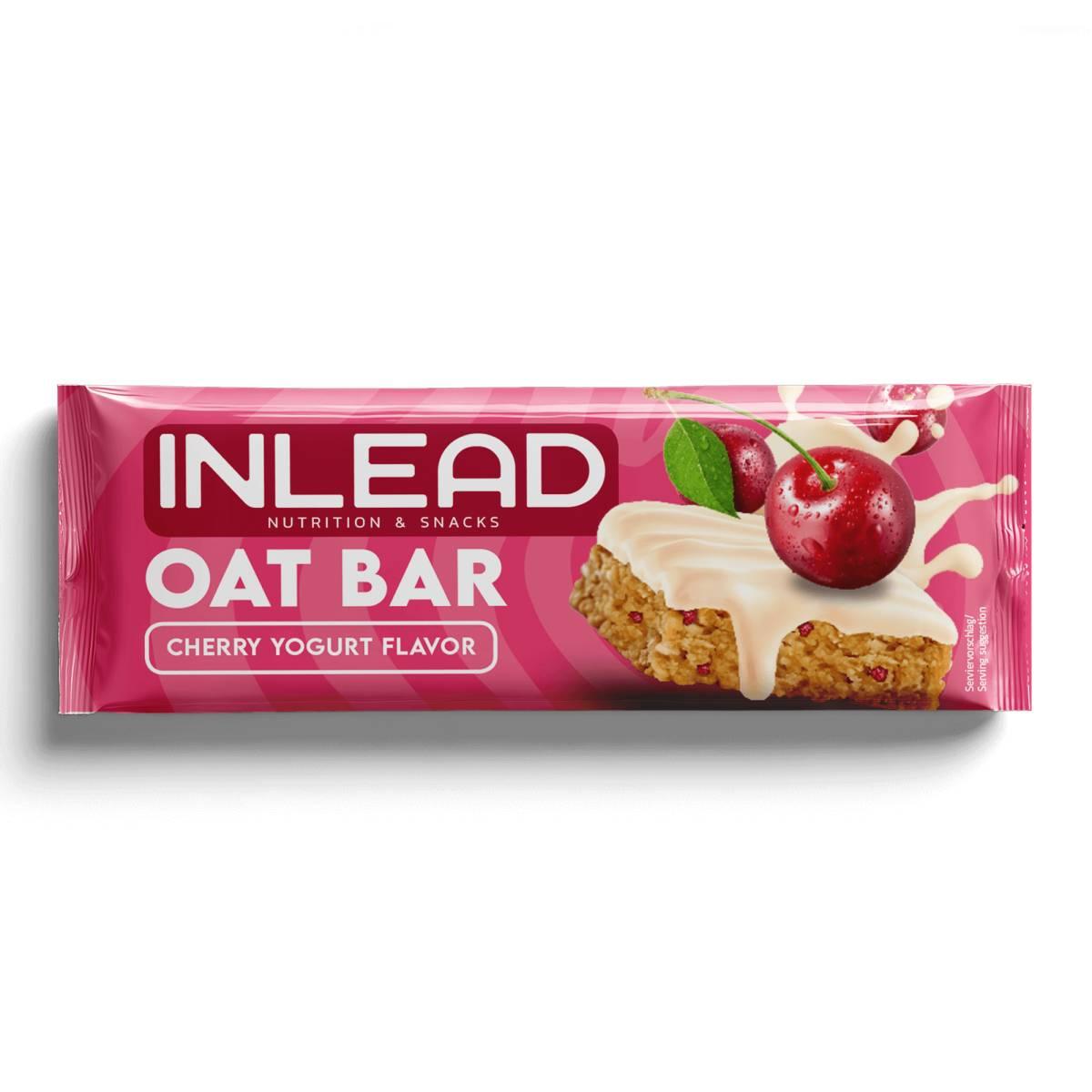 Inlead - Oat Bar 1 x 100g Riegel Cherry Yogurt MHD 15.12.2026