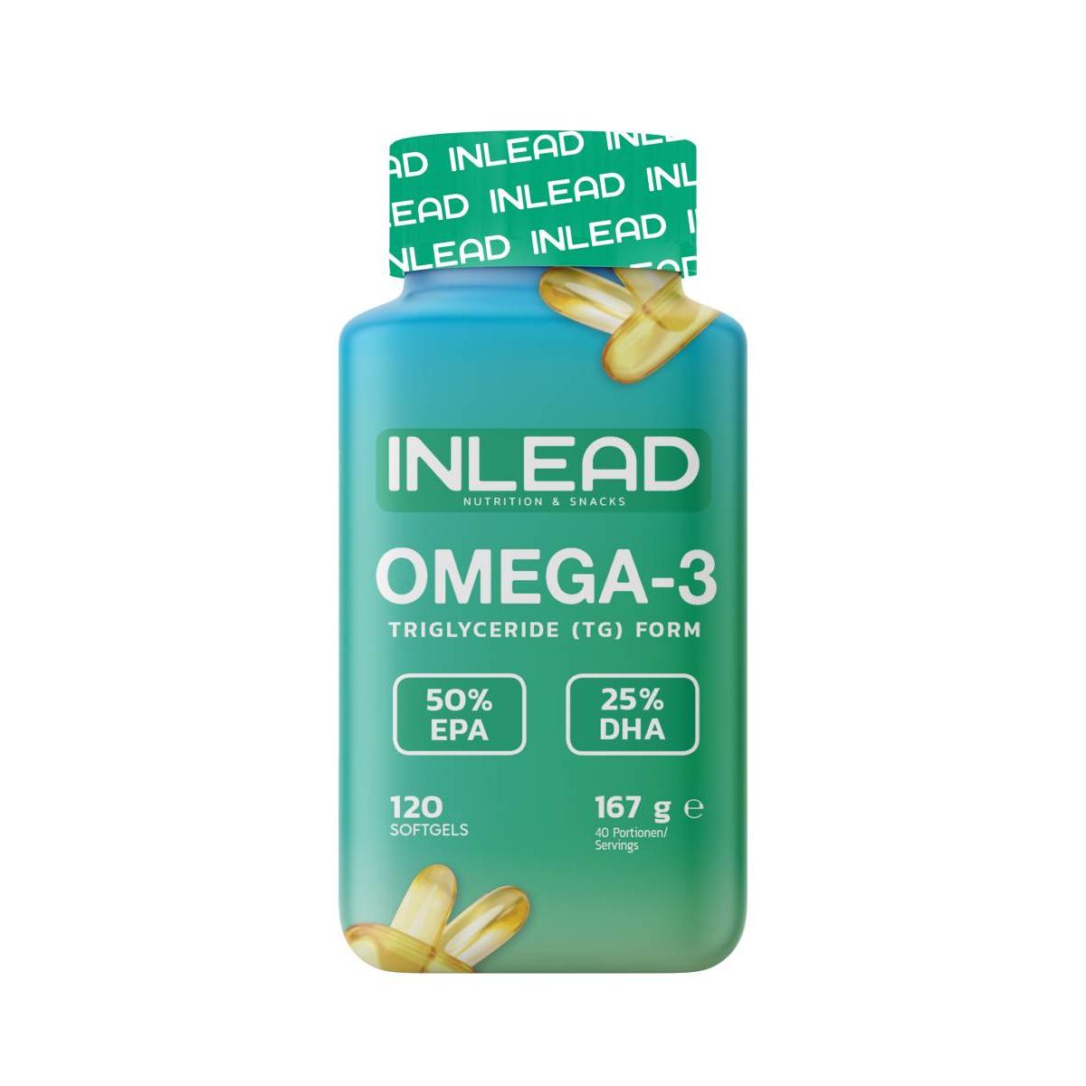 Inlead - Omega-3 120 Kapseln Dose