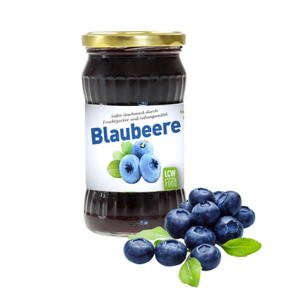 LCW - Fruchtaufstrich mit Fruchtzucker und Süßungsmitteln 340g Glas