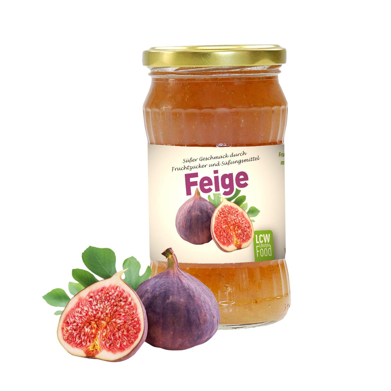 LCW - Fruchtaufstrich mit Fruchtzucker und Süßungsmitteln 340g Glas
