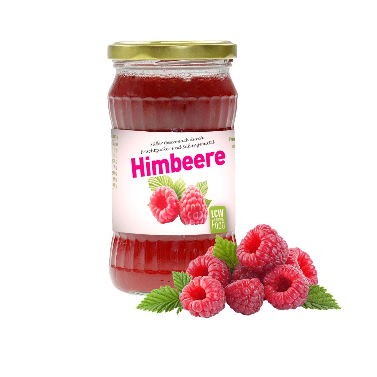 LCW - Fruchtaufstrich mit Fruchtzucker und Süßungsmitteln 340g Glas