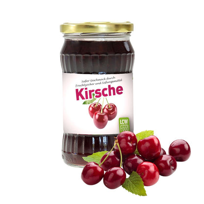 LCW - Fruchtaufstrich mit Fruchtzucker und Süßungsmitteln 340g Glas