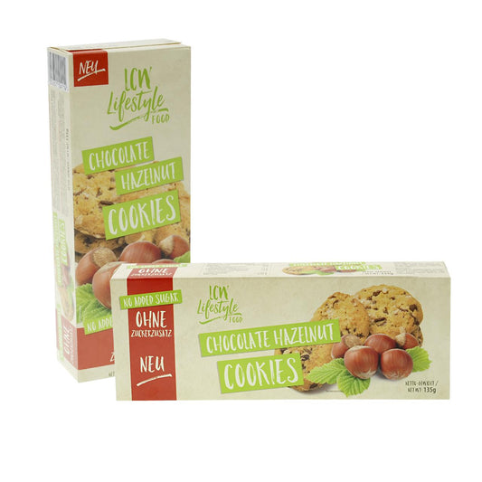 LCW - Cookies ohne Zuckerzusatz * 135g Chocolate Hazelnut MHD 06.06.2025