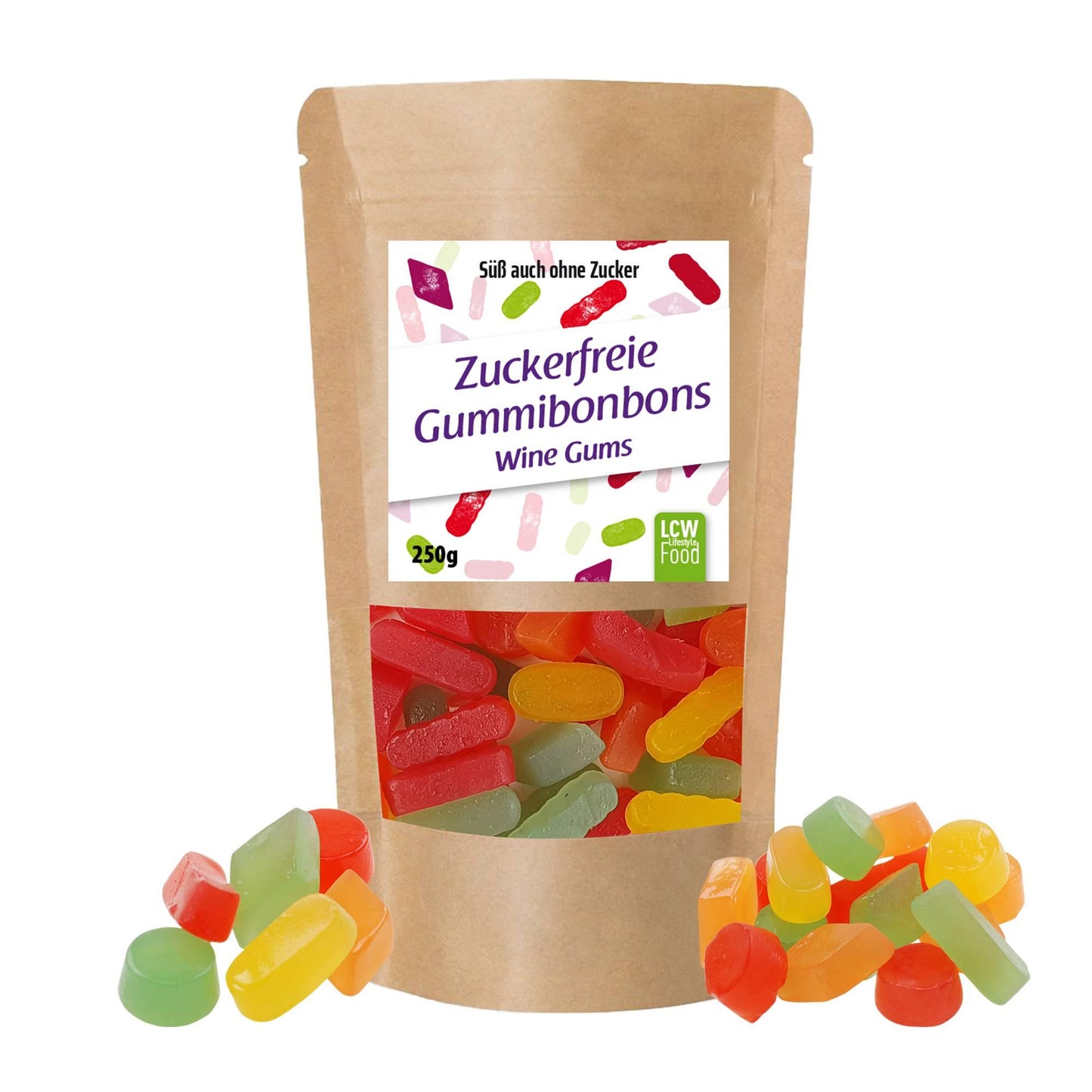 LCW - Zuckerfreie Gummibonbons 250g Beutel