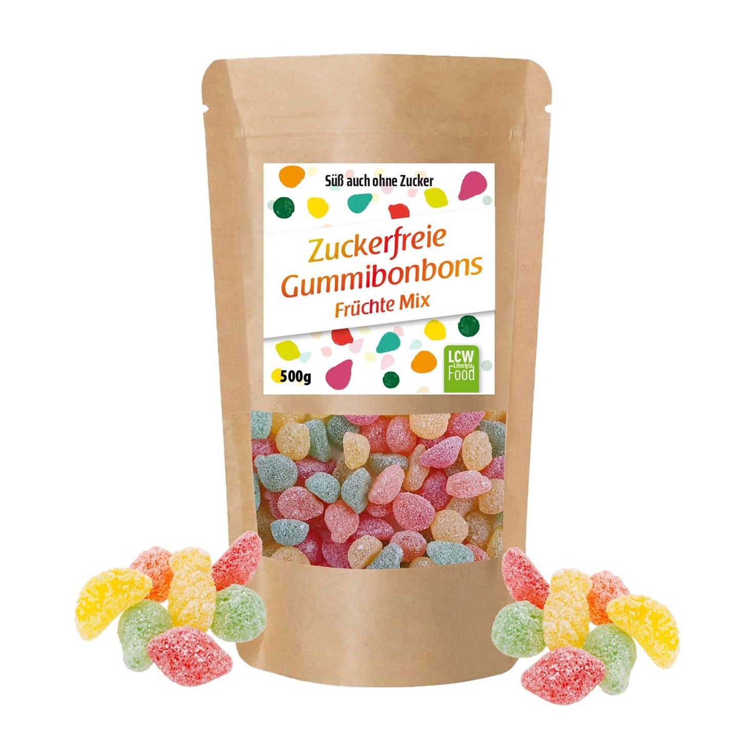 LCW - Zuckerfreie Gummibonbons 500g Beutel