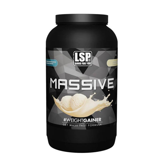 LSP - Massive X Weight Gainer 1200g Dose Vanilla Ice Cream MHD 30.07.2026