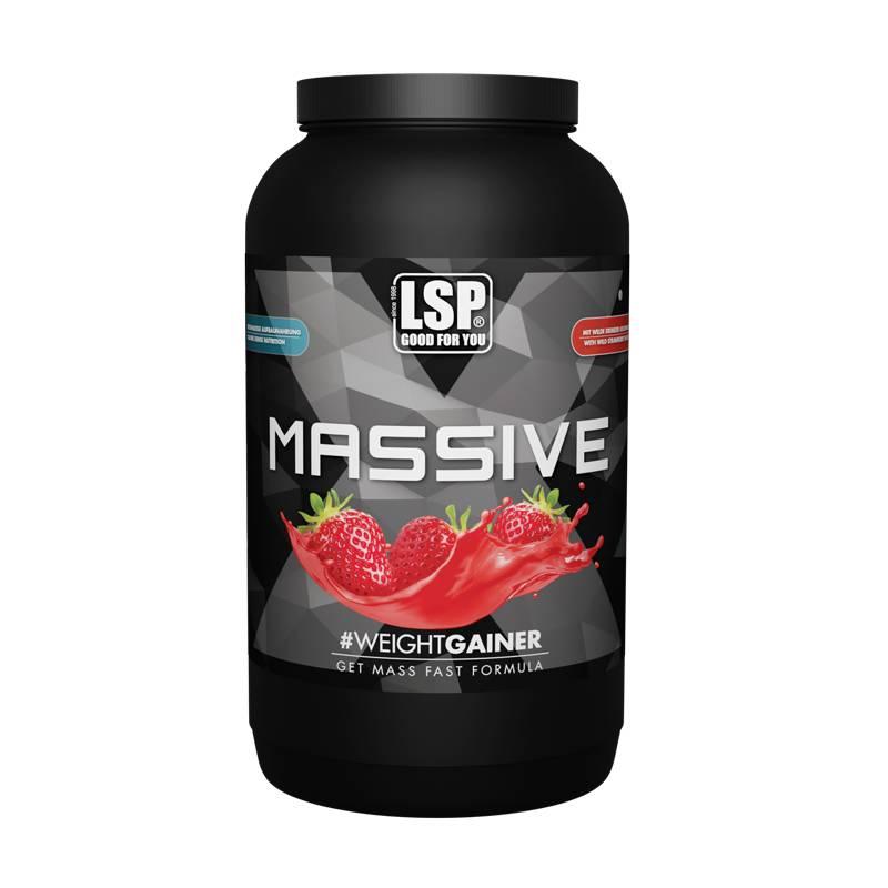 LSP - Massive X Weight Gainer 1200g Dose Wild Strawberry MHD 30.07.2026