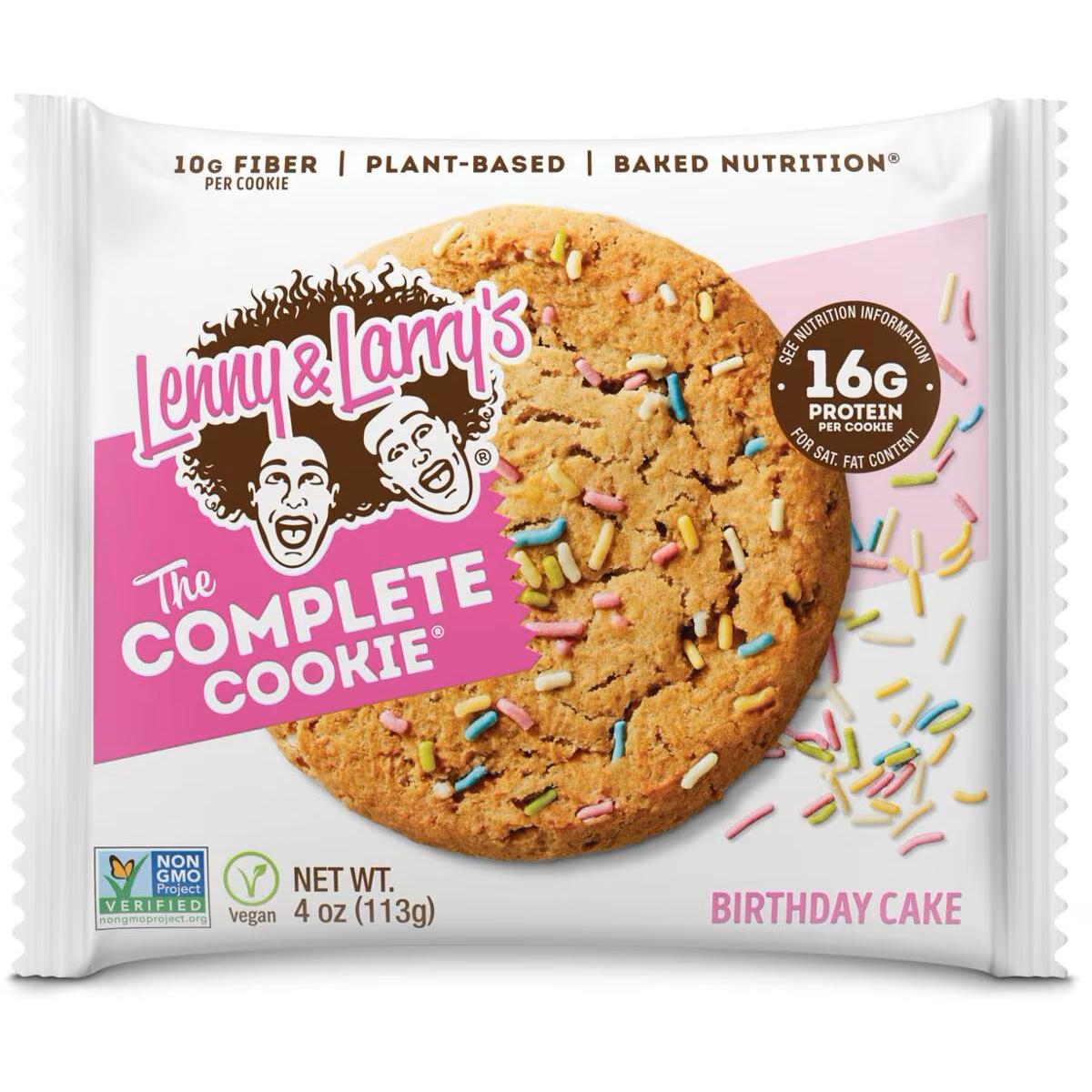 Lenny & Larry - Complete Cookie 1 x 113g Birthday Cake MHD 14.10.2025