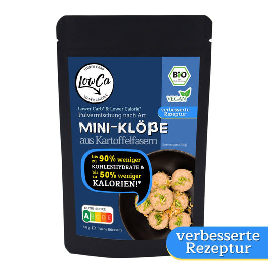 LowCa - Mini Klöße aus Kartoffelfasern