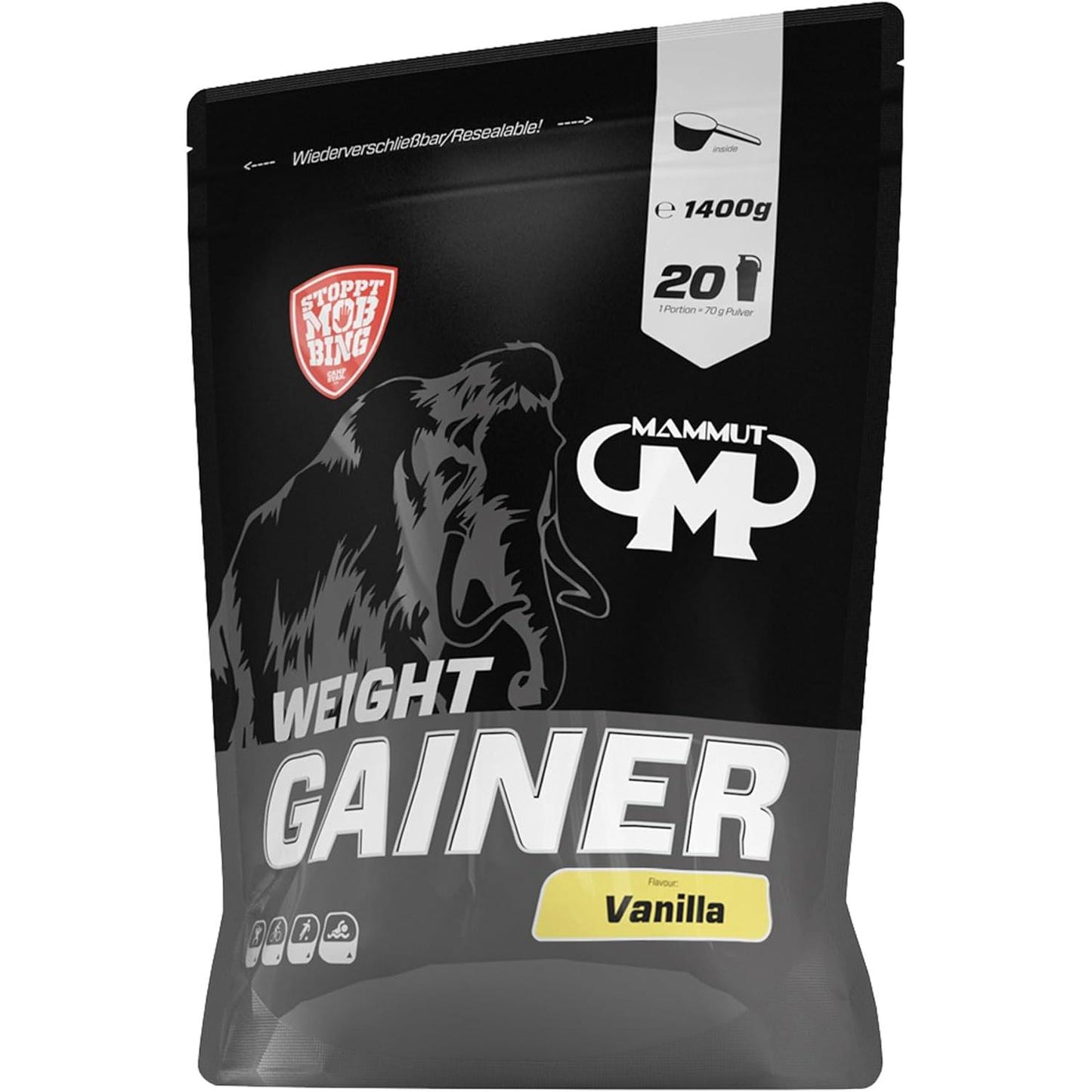Mammut - Weight Gainer Crash 5000 1400g Beutel
