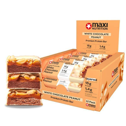Maxi Nutrition - Premium Protein Bar 12 x 45g Riegel