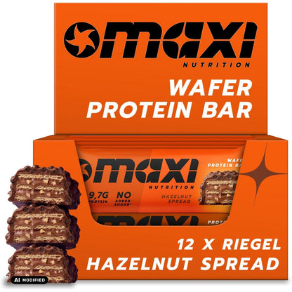 Maxi Nutrition - Wafer Protein Bar 12 x 39g Riegel