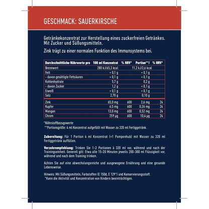 Multipower - Fit Active Sirupkonzentrat 1:80 1000ml Flasche Sauerkirsch MHD 30.10.2025