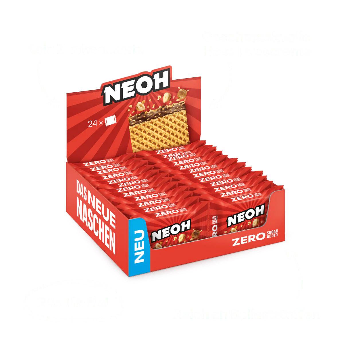 Neoh - Haselnusswaffel ohne Zuckerzusatz 24 x 21g