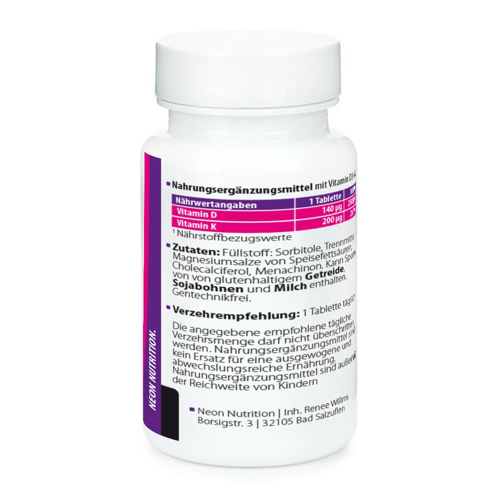Neon Nutrition - Magnesium Pure 60 Tabletten Dose MHD 16.11.2024