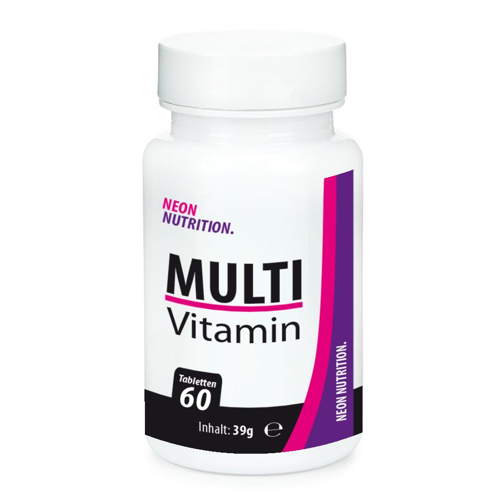 Neon Nutrition - Multivitamin 60 Tabletten Dose MHD 27.10.2024