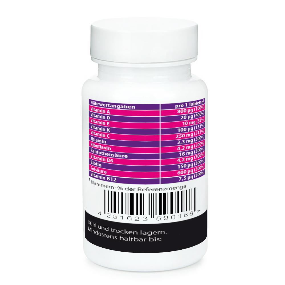 Neon Nutrition - Multivitamin 60 Tabletten Dose MHD 27.10.2024