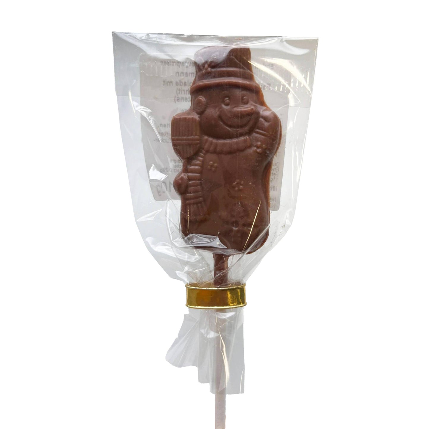 No Sugar Sugar - Schokoladenschneemann am Stiel mit Erythrit und Stevia 10g