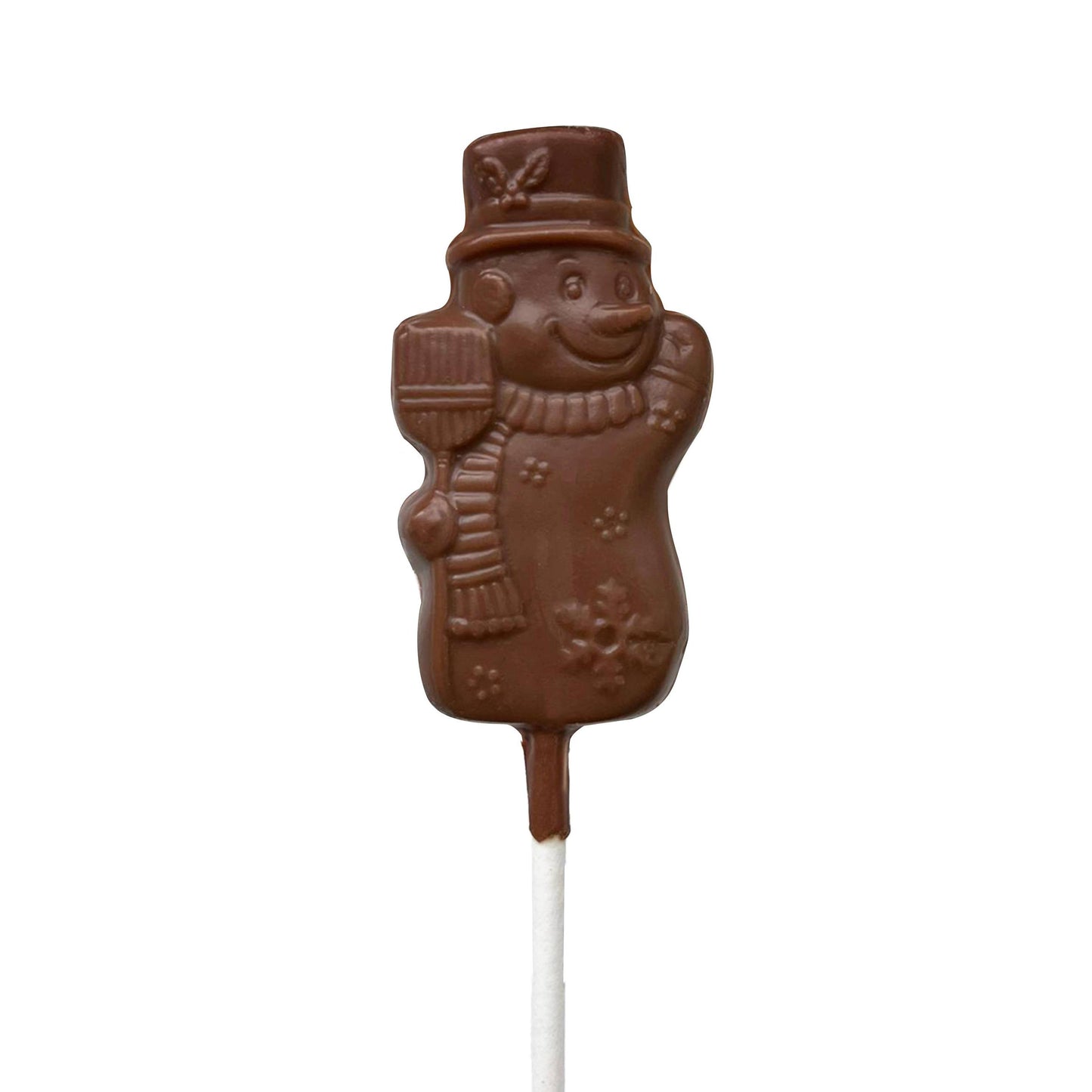 No Sugar Sugar - Schokoladenschneemann am Stiel mit Erythrit und Stevia 10g