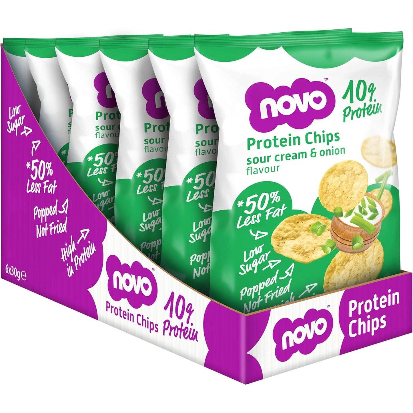 Novo - Protein Chips 6 x 30g Beutel