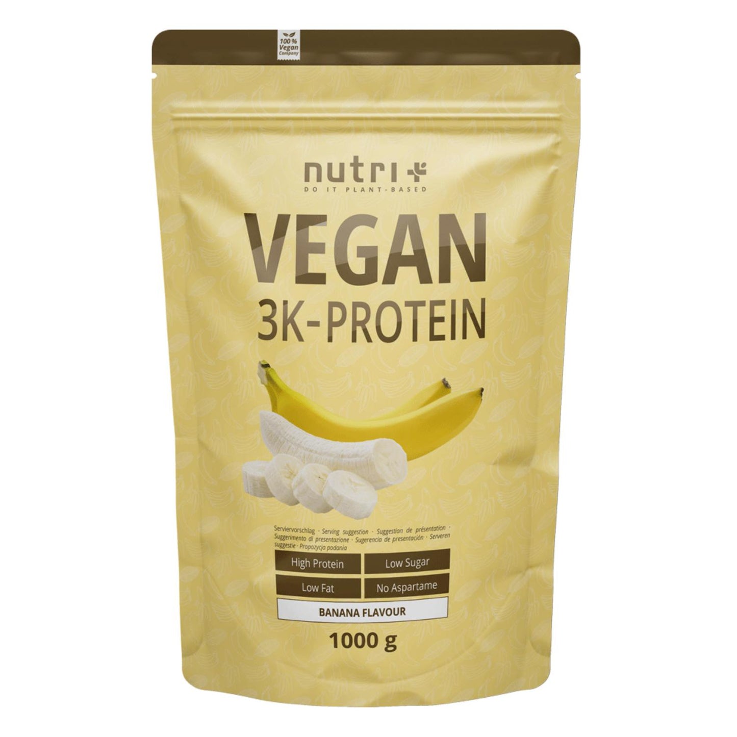 Nutri-Plus - 3K Protein Vegan VHEY 1000g Beutel