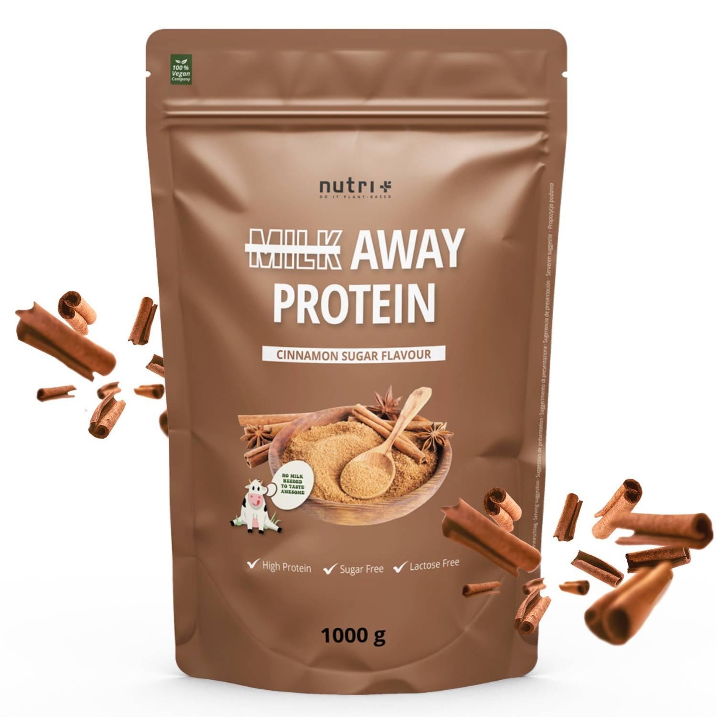 Nutri-Plus - Milk Away Protein 1000g Beutel