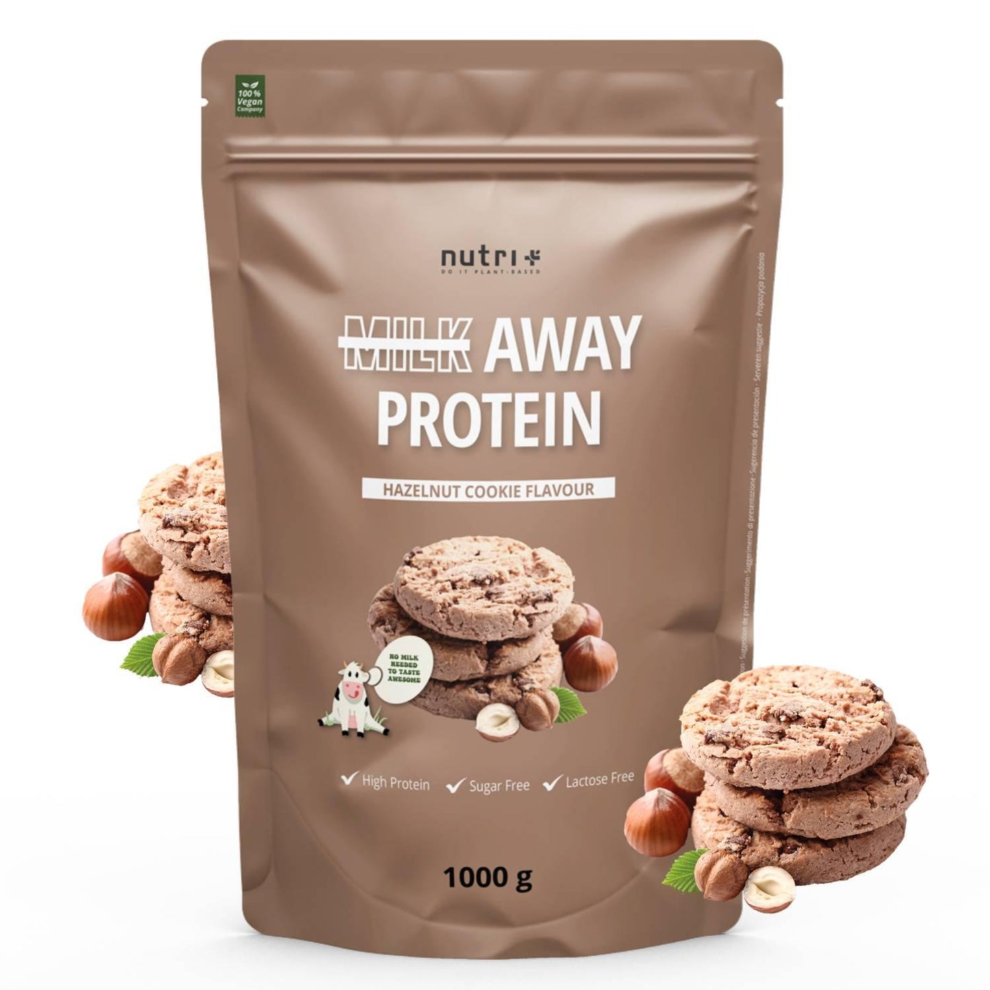 Nutri-Plus - Milk Away Protein 1000g Beutel