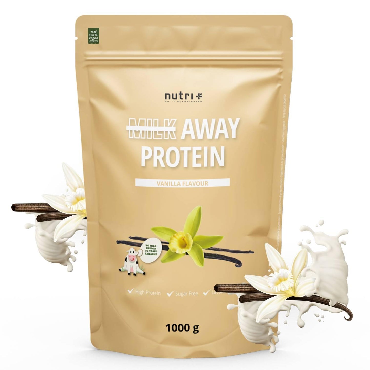 Nutri-Plus - Milk Away Protein 1000g Beutel