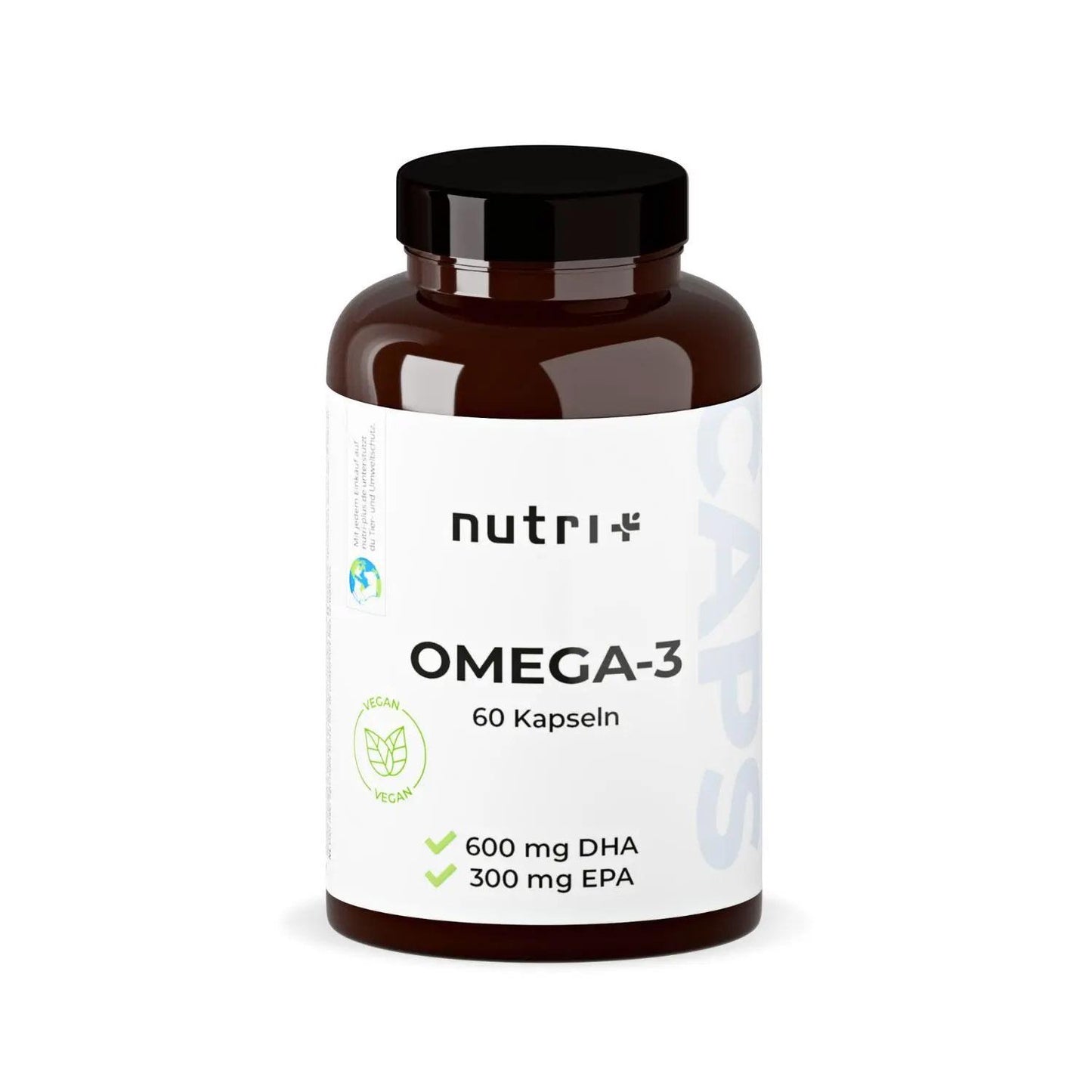 Nutri-Plus - Omega 3 Vegan mit EPA & DHA 60 Kapseln Dose