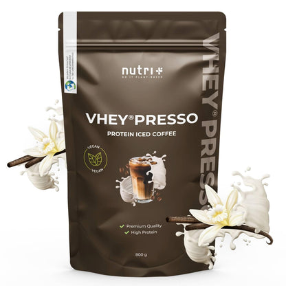 Nutri-Plus - VHEY presso - Protein Iced Coffee 800g Beutel
