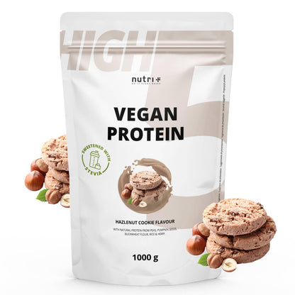 Nutri-Plus - Vegan High 5 Protein ohne Soja 1000g Beutel
