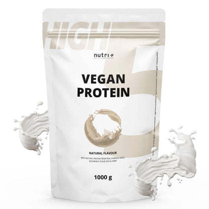 Nutri-Plus - Vegan High 5 Protein ohne Soja 1000g Beutel