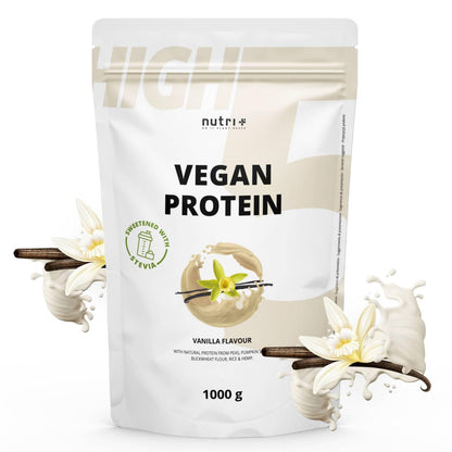 Nutri-Plus - Vegan High 5 Protein ohne Soja 1000g Beutel