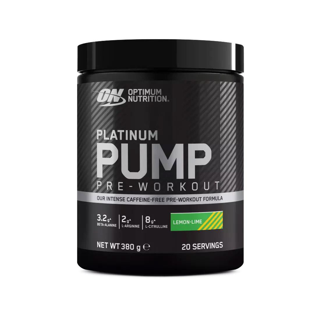 Optimum Nutrition - Platinum Pump Pre-Workout 380g Dose