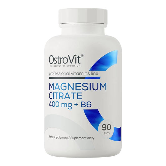 OstroVit - Magnesium Citrate 400mg + B6 90 Tabletten Dose