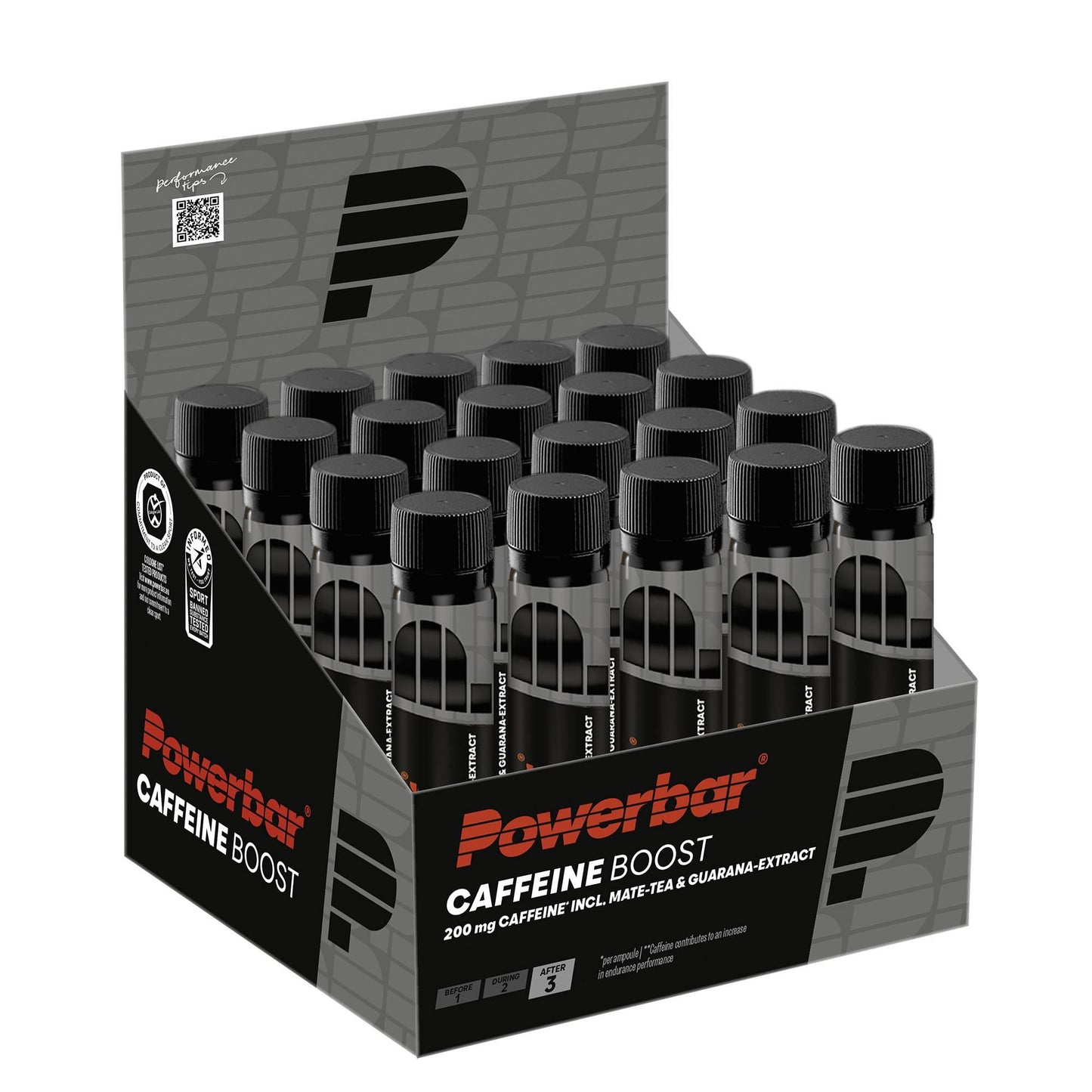 Powerbar - Caffeine Boost Liquid 20 x 25ml Ampulle