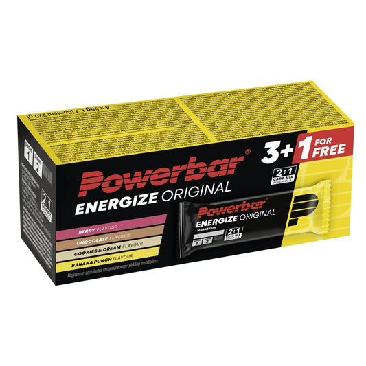 Powerbar - Energize Bar 3 + 1 Riegel Gratis Test-Set MHD 28.02.2026