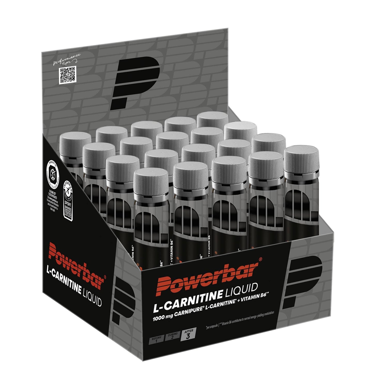 Powerbar - L-Carnitin Liquid 20 x 25ml Ampulle