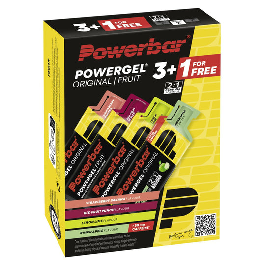 Powerbar - Powergel 3 + 1 Beutel Gratis Test Set MHD 28.02.2026